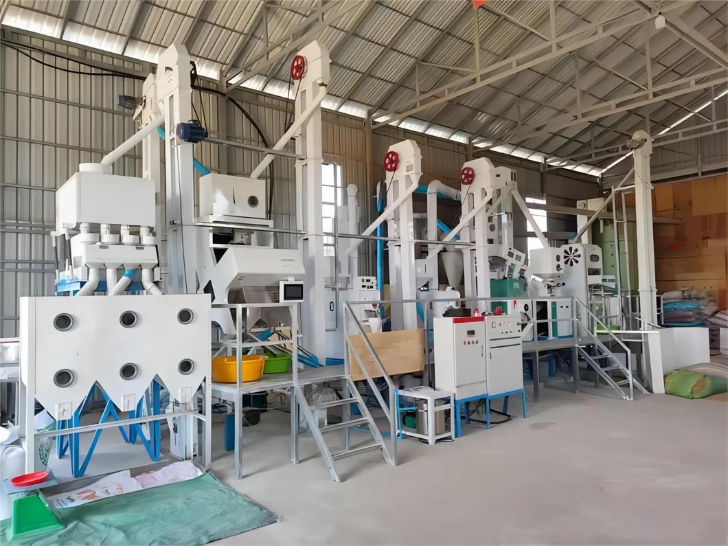 Hot Sale 15-20 Tons Per Day Complete Set Rice Mill Combine Rice Milling Machine