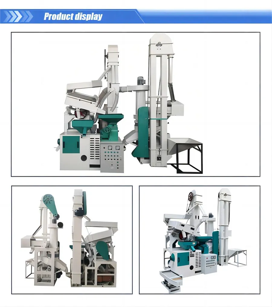 Hot Sale 15-20 Tons Per Day Complete Set Rice Mill Combine Rice Milling Machine